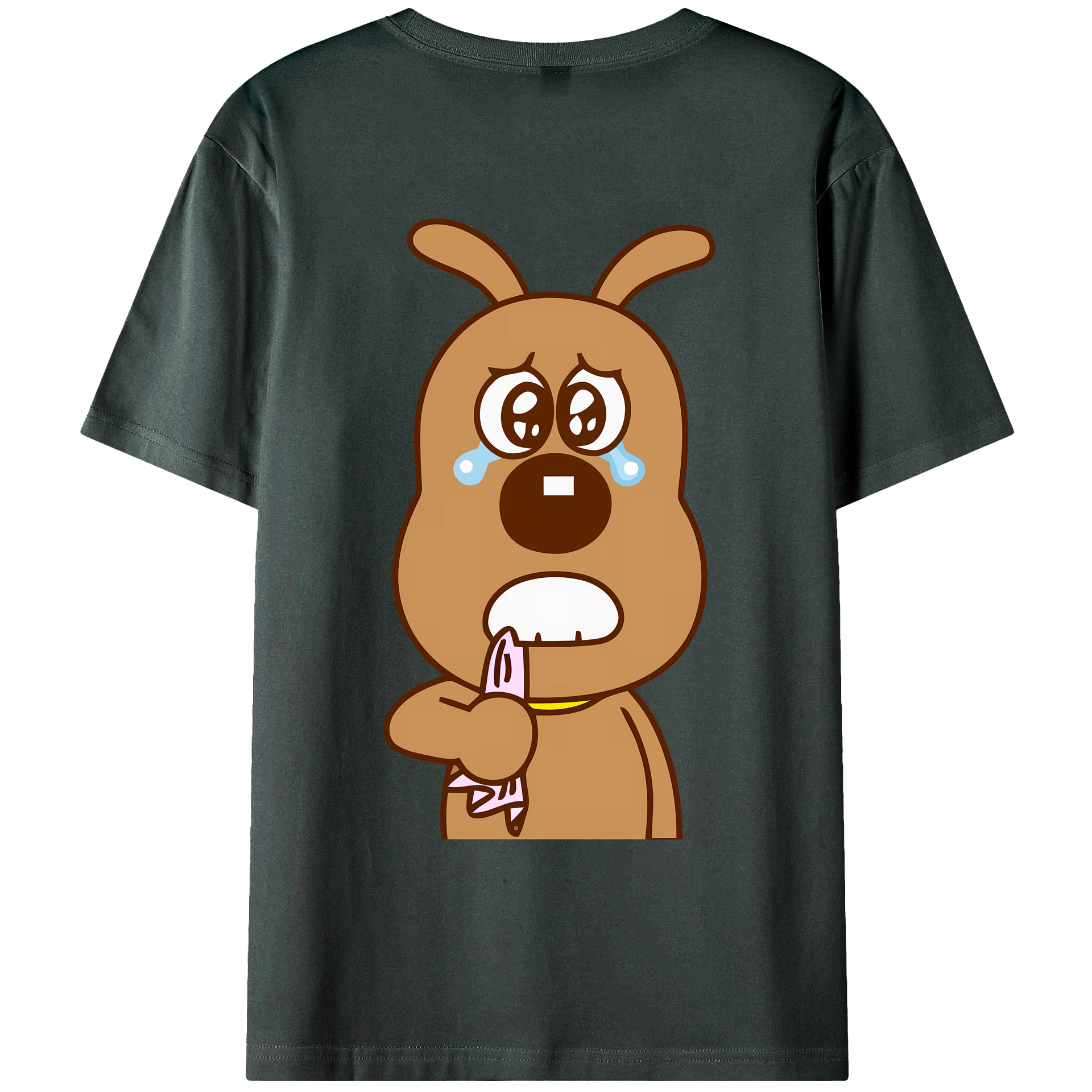 （画像用） アンパンマン Anpanman 綿100％ メンズ半袖Tシャツ（バックプリント） 通気性